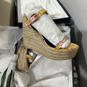 Versace wedge sandals